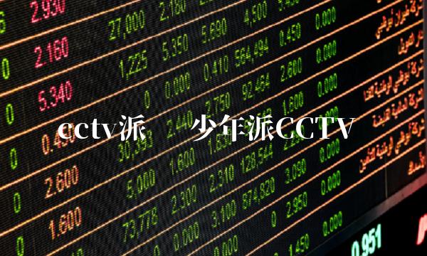 cctv派币 少年派CCTV