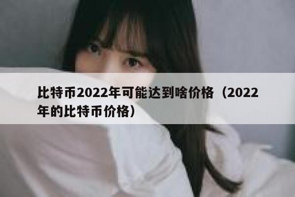 比特币2022年可能达到啥价格（2022年的比特币价格）