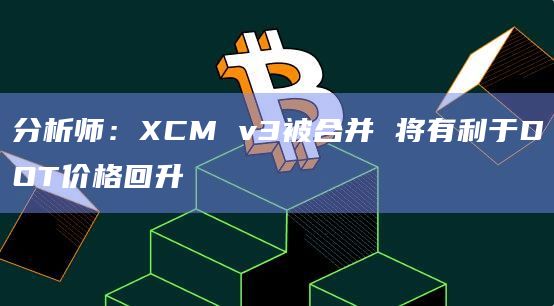 分析师：XCM v3被合并 将有利于DOT价格回升