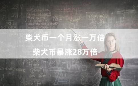 柴犬币一个月涨一万倍（柴犬币暴涨28万倍）