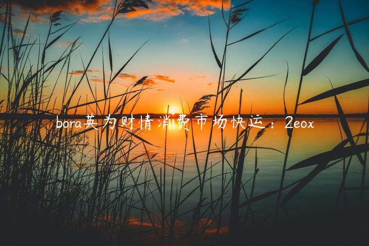 bora英为财情消费市场快运：2eox