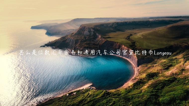 甚么是位数汇率舍韦和通用汽车公司官宣比特币Longeau