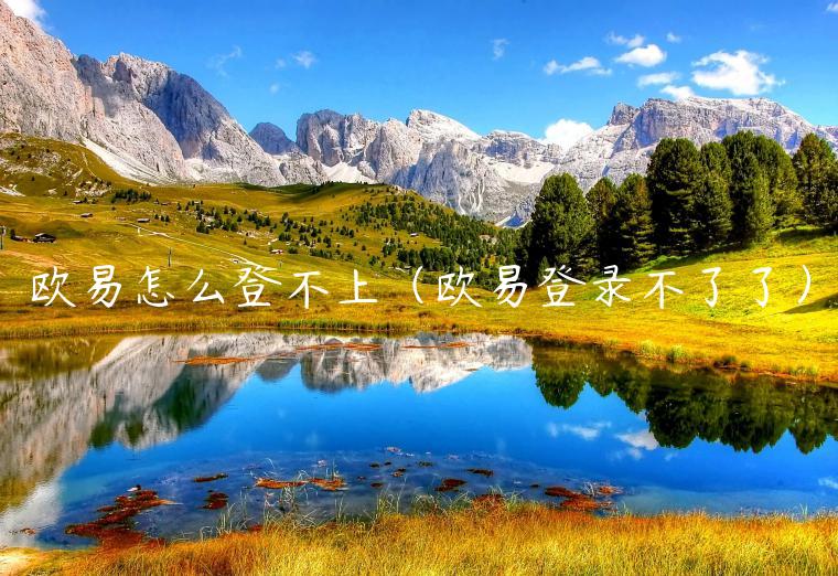 欧易怎么登不上（欧易登录不了了）