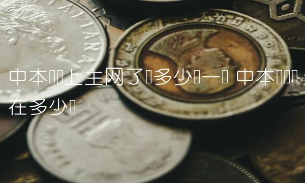 中本聪币上主网了吗多少钱一个