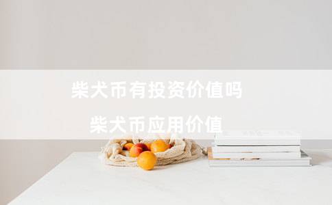 柴犬币有投资价值吗（柴犬币应用价值）
