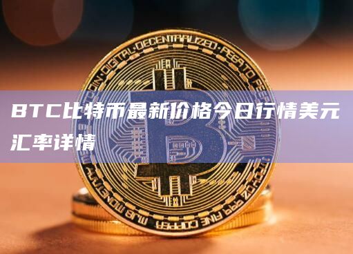 BTC比特币最新价格今日行情美元汇率详情