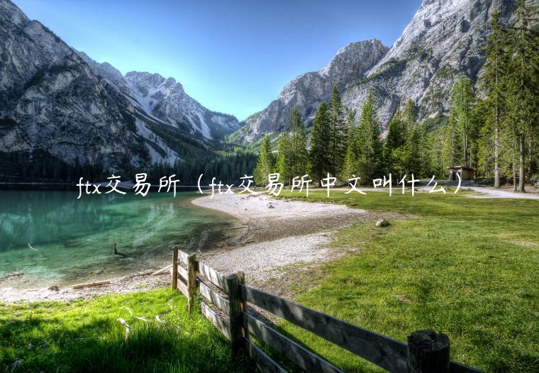 ftx交易所（ftx交易所中文叫什么）