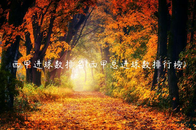 西甲进球数排名(西甲总进球数排行榜)