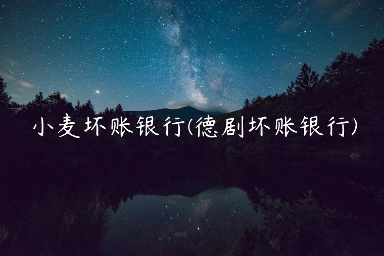 小麦坏账银行(德剧坏账银行)