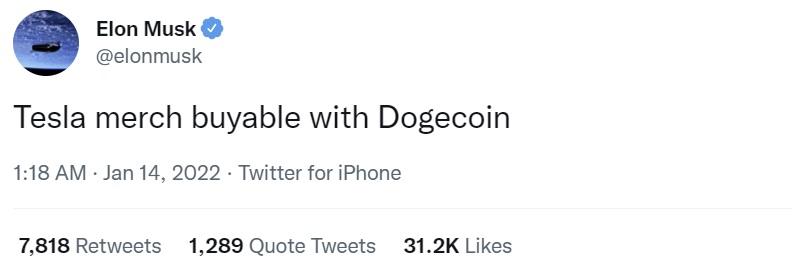 狗狗币是特斯拉出的吗(特斯拉可以用狗狗币)