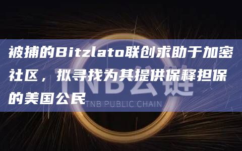 被捕的Bitzlato联创求助于加密社区，拟寻找为其提供保释担保的美国公民