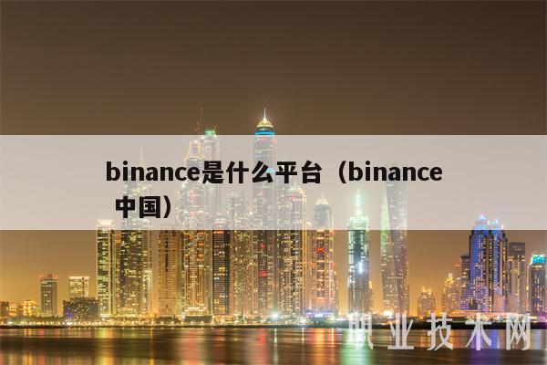 binance是什么平台（binance 中国）