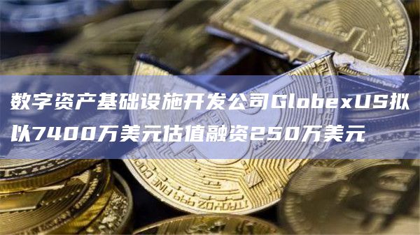 数字资产基础设施开发公司GlobexUS拟以7400万美元估值融资250万美元