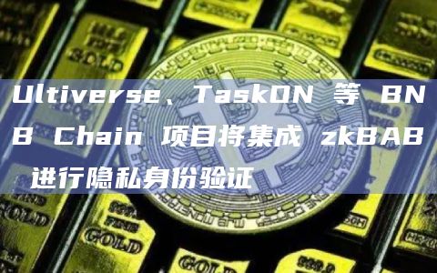 Ultiverse、TaskON 等 BNB Chain 项目将集成 zkBAB 进行隐私身份验证