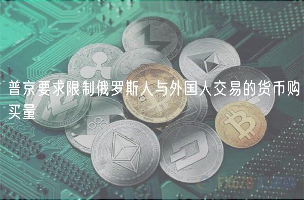 普京要求限制俄罗斯人与外国人交易的货币购买量
