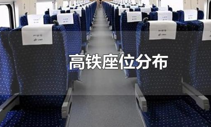 高铁座位号ABCDF分布图（高铁座位表）