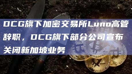 DCG旗下加密交易所Luno高管辞职，DCG旗下部分公司宣布关闭新加坡业务