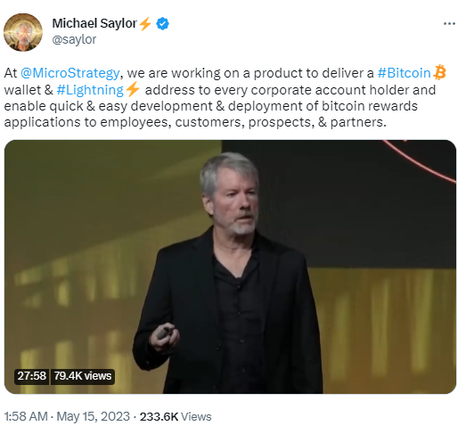 MicroStrategy正开发可帮助企业部署比特币奖励应用程序的产品