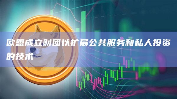 欧盟成立财团以扩展公共服务和私人投资的技术