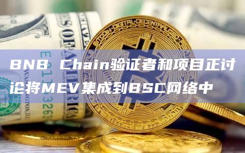 BNB Chain验证者和项目正讨论将MEV集成到BSC网络中