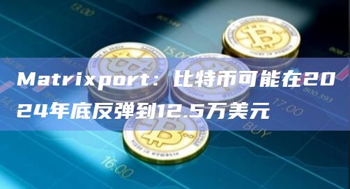 Matrixport：比特币可能在2024年底反弹到12.5万美元