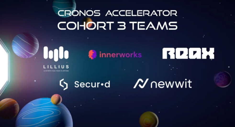 Cronos Labs启动第三批Web3加速器计划，提供全球首个人工智能和区块链交叉领域的指导