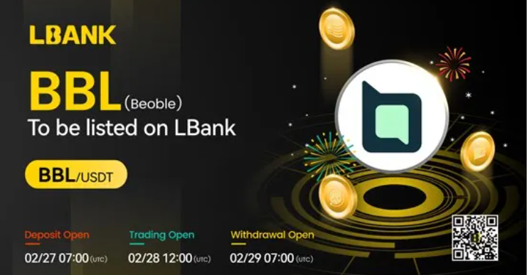 LBank交易所将于2024年2月28日上线beoble（BBL）