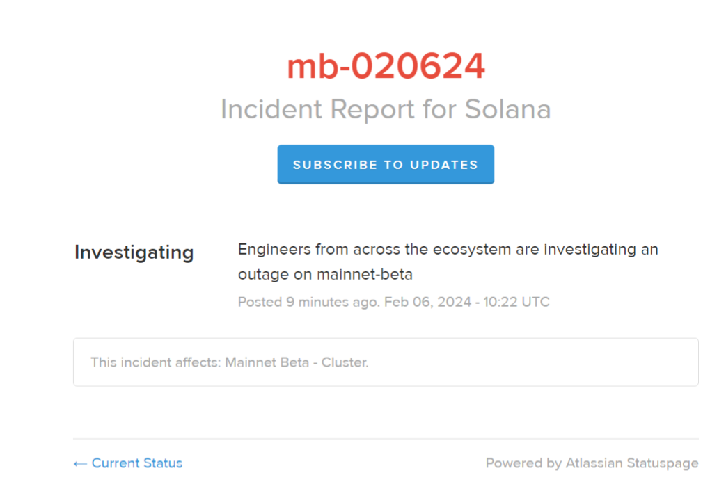 Solana网络瘫痪：验证者采取行动恢复服务