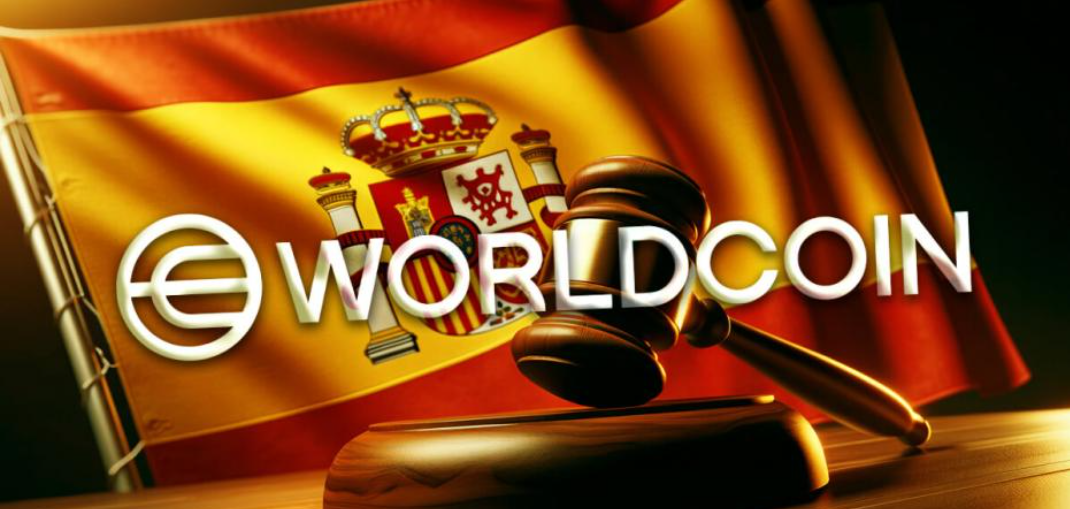Worldcoin在西班牙被禁止数据收集三个月，世界币WLD价格下跌10%