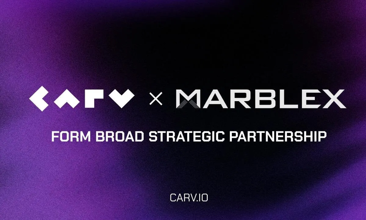 CARV和MARBLEX合作提供数据驱动的Web3游戏体验