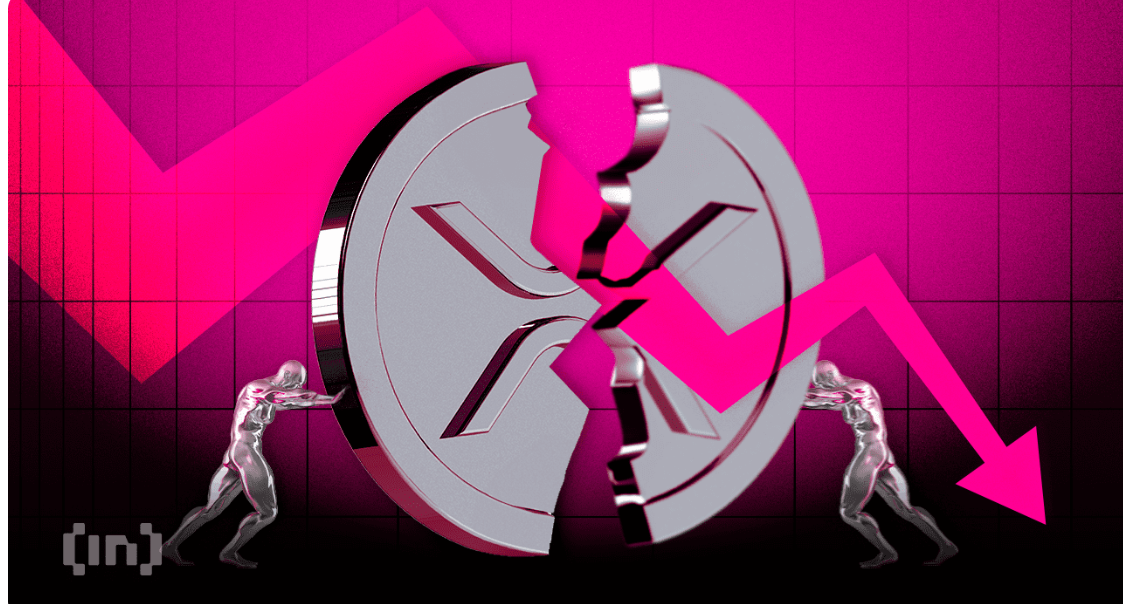 瑞波币XRP价格显示出较弱的反弹潜力