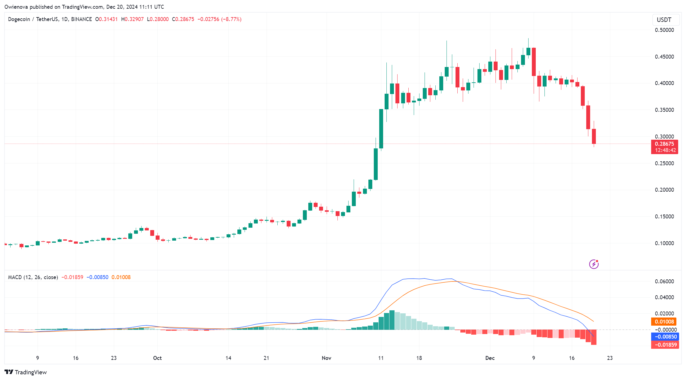 分析师表示狗狗币价格即将大幅上涨插图1 分析师表示狗狗币价格即将大幅上涨